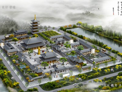 宣城寺庙建筑总体规划方案